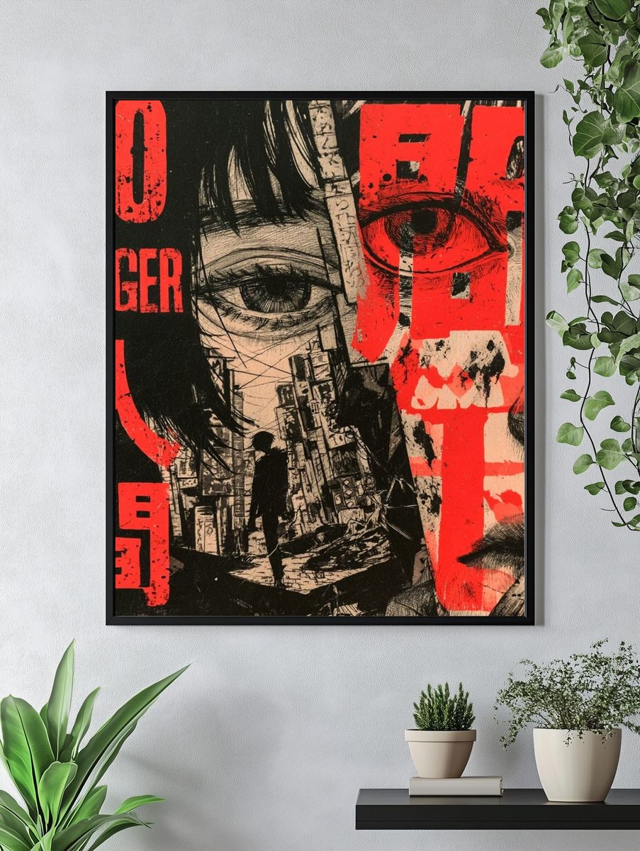 No Longer Human Manga Poster. — room view 4