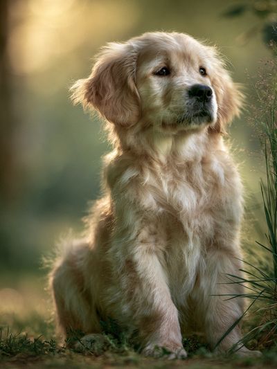 Golden Retriever Portrait Poster. poster