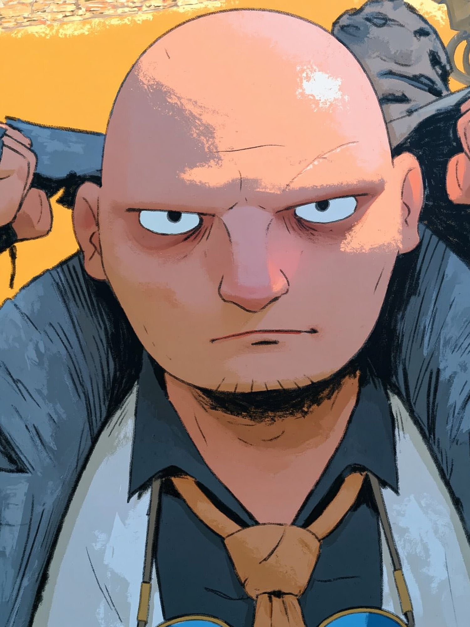 Saitama Anime Portrait Poster. poster — anime art