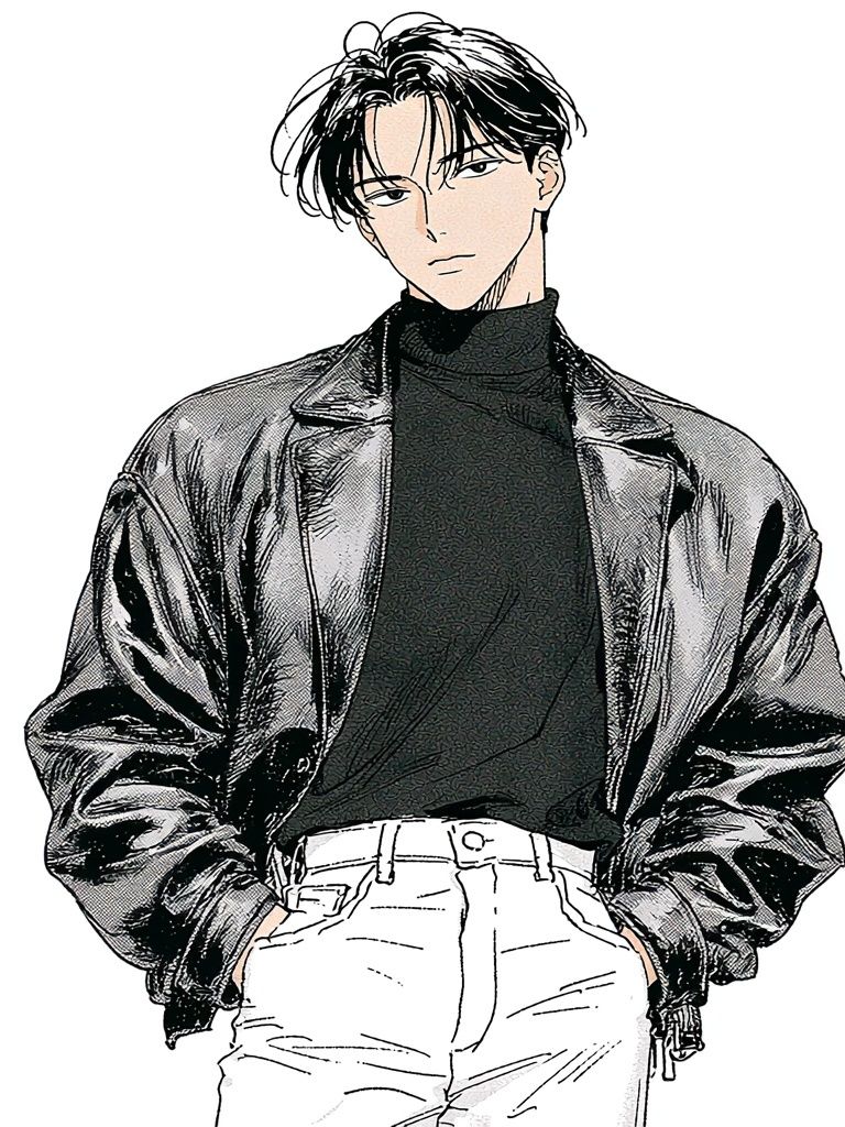 Anime Fashion Portrait Poster. poster detail