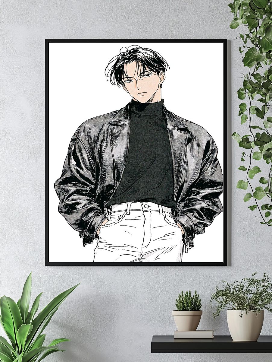 Anime Fashion Portrait Poster. — room view 4