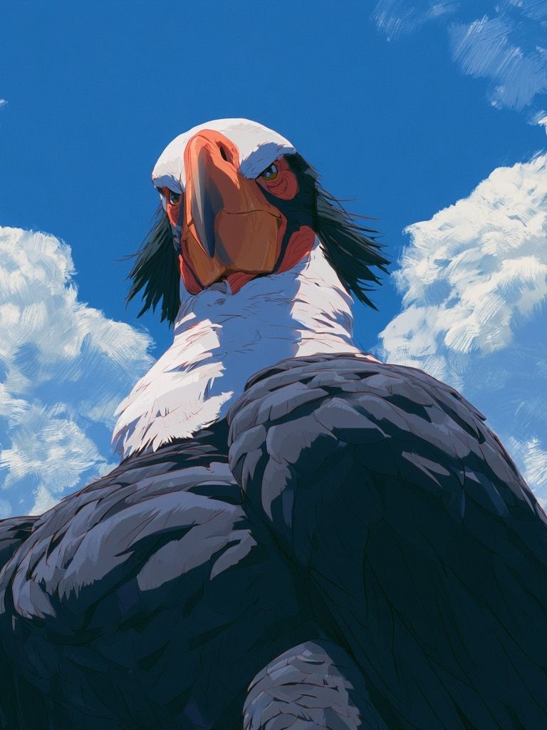Condor Skyward Illustration Poster. poster detail