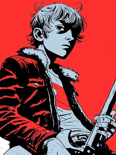 Anime Rebel Portrait Poster. poster