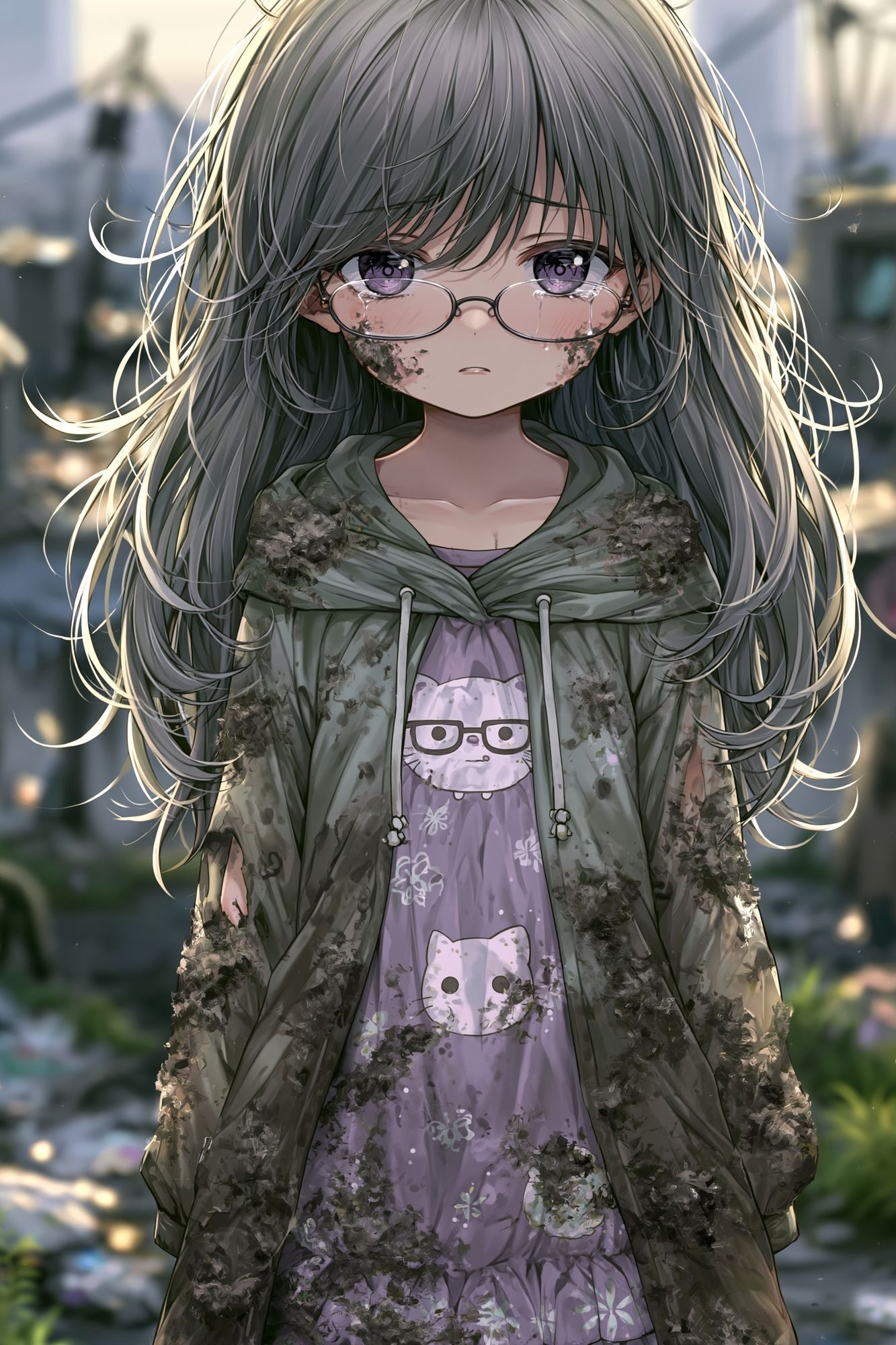 Anime Girl Portrait Poster. poster — anime art