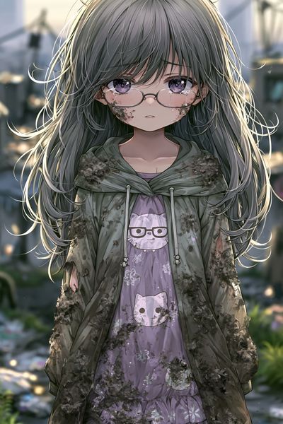 Anime Girl Portrait Poster.