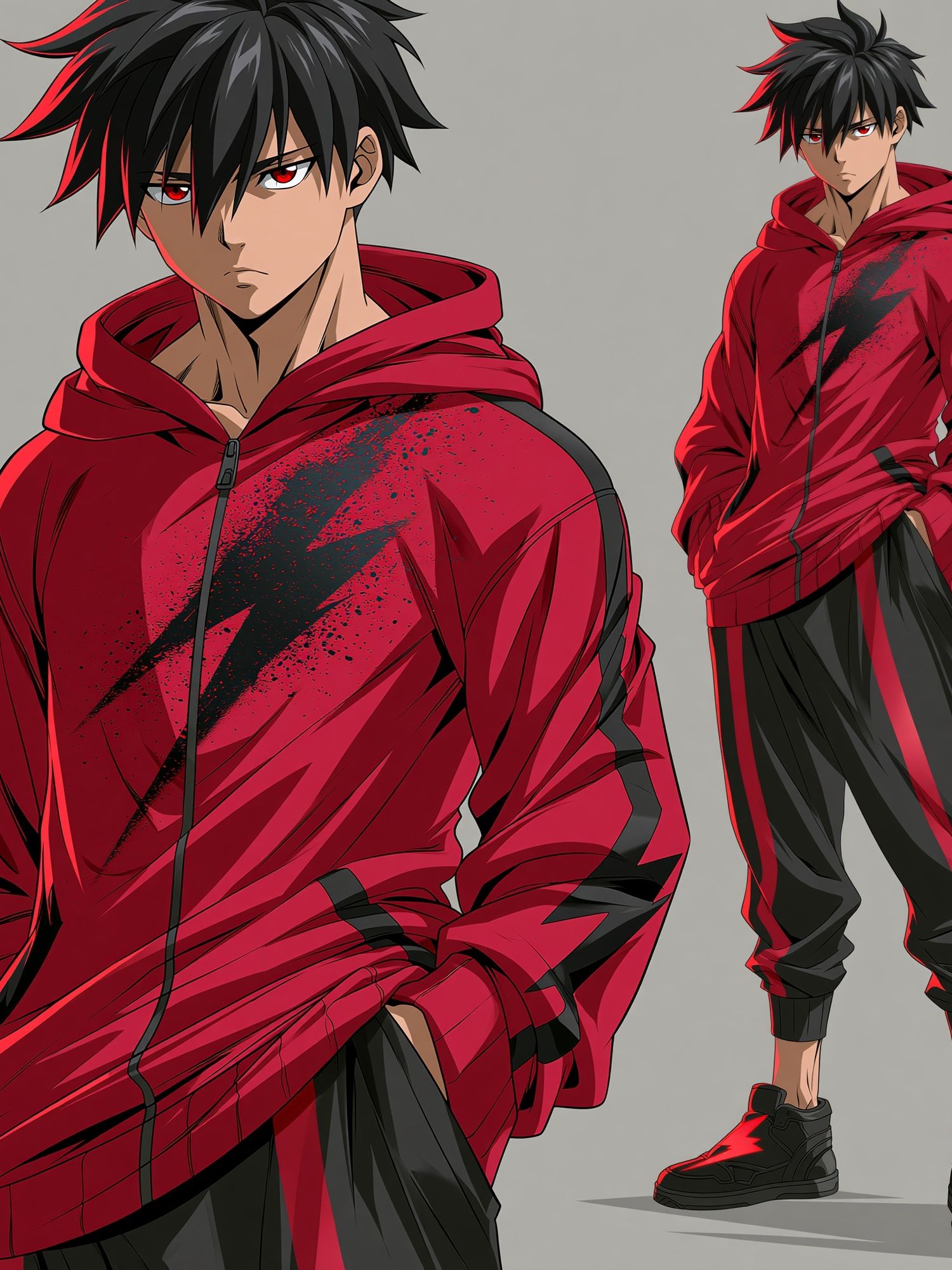 Anime Streetwear Character Print. poster detail