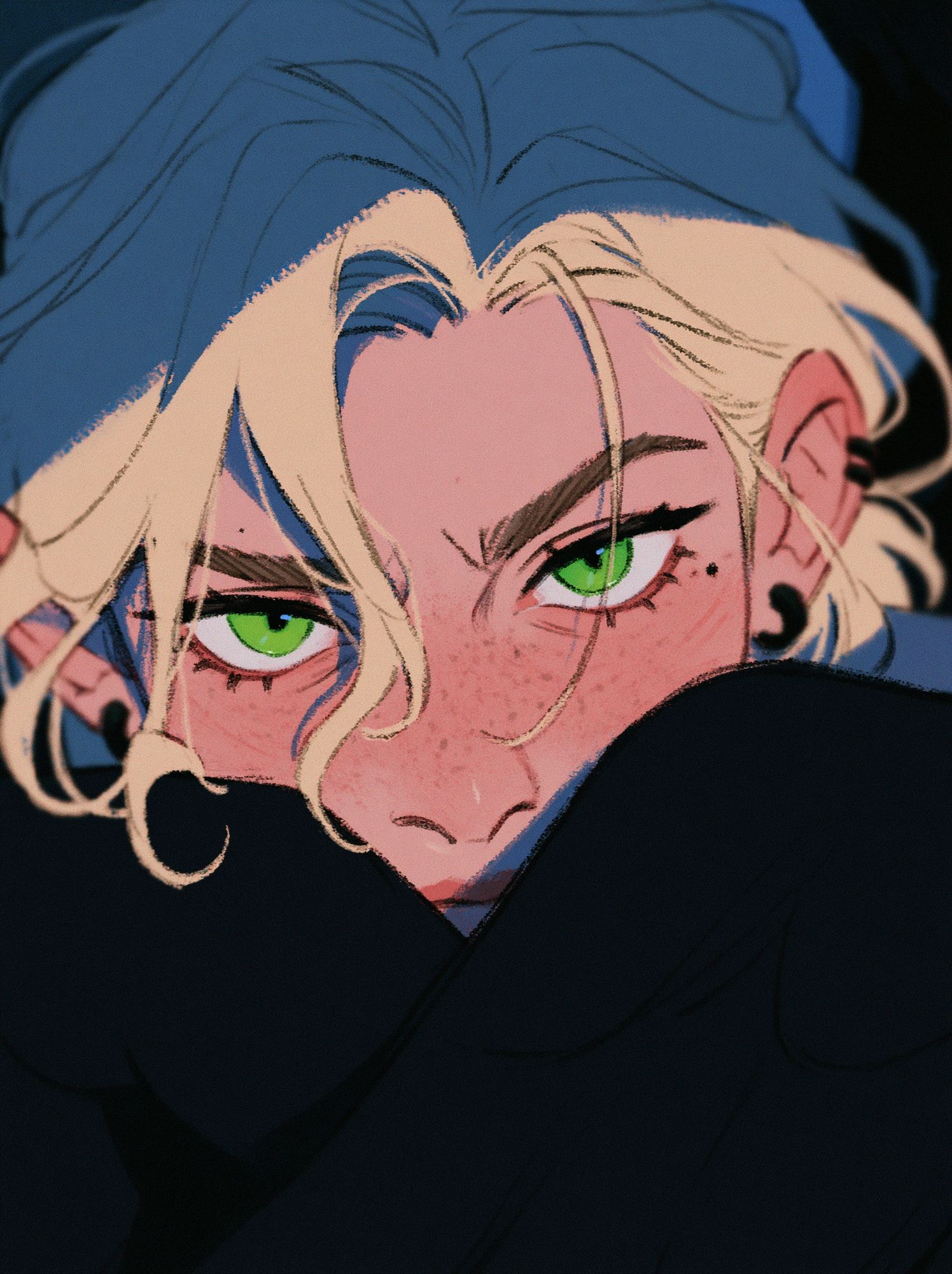 Anime Character Portrait Print. poster detail