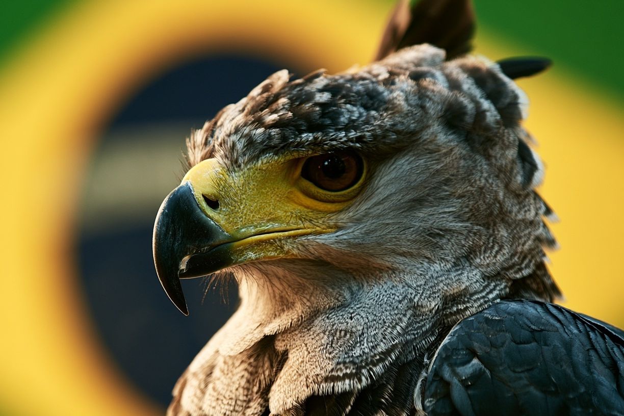 Eagle Portrait Photography Poster. poster — animals art