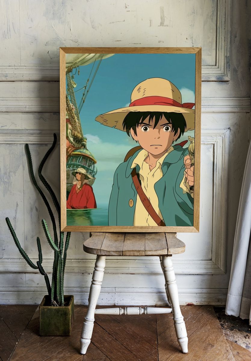 Anime Pirate Adventure Poster. room preview
