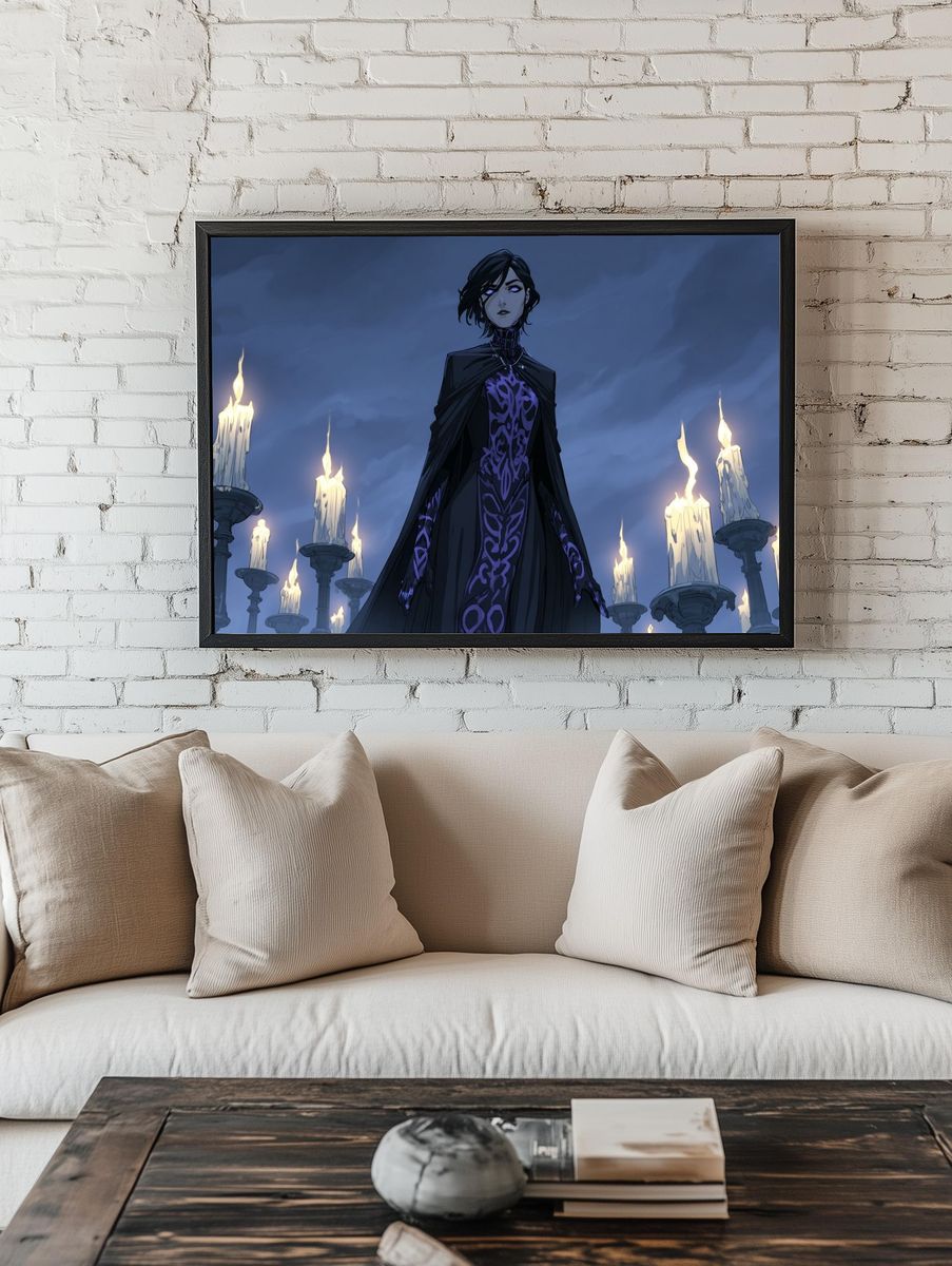 Dark Sorceress Anime Poster room preview
