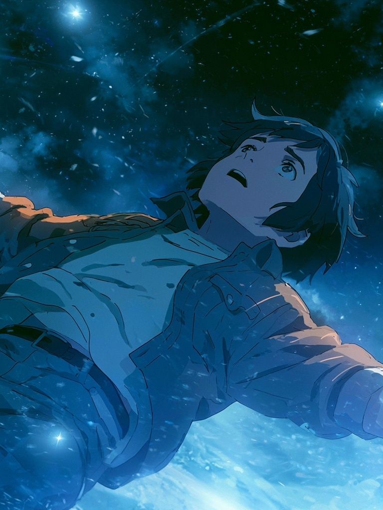 Starry Sky Anime Poster. poster detail