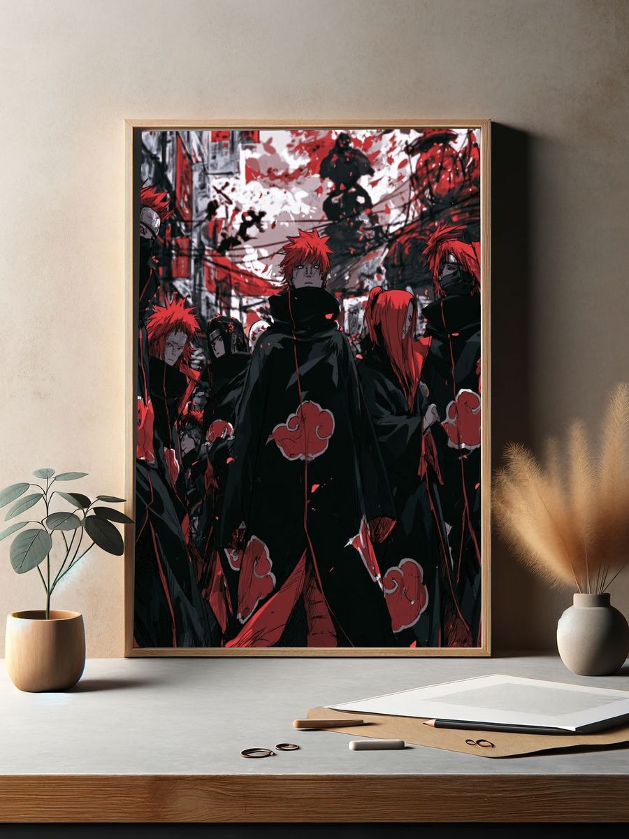 Akatsuki Anime Illustration Poster. — room view 2
