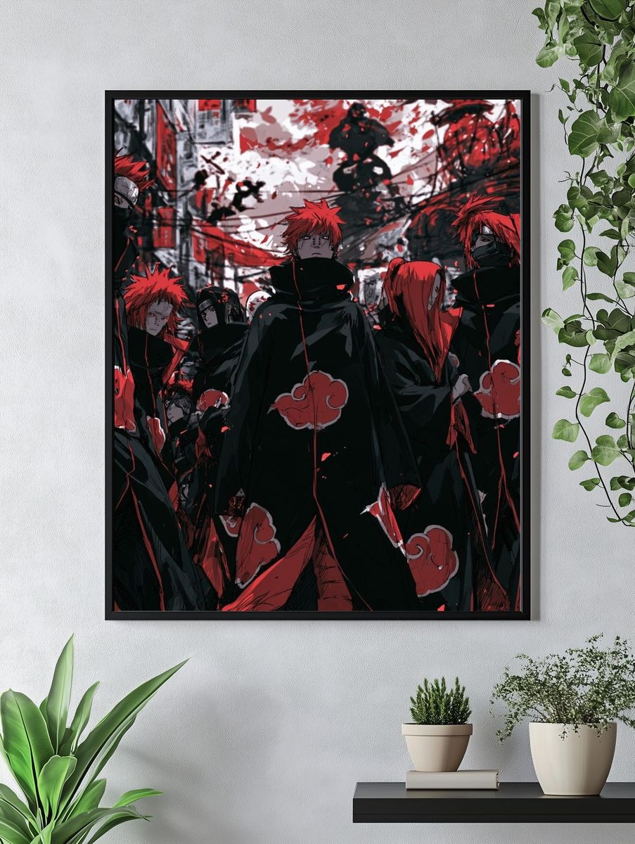 Akatsuki Anime Illustration Poster. — room view 4