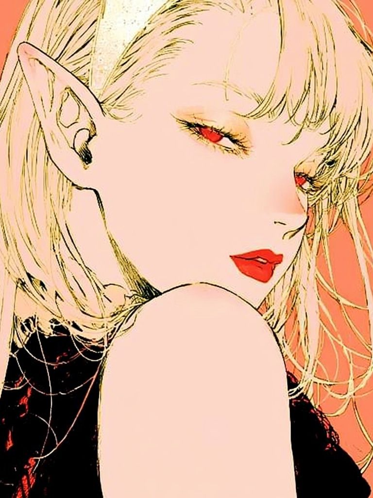 Anime Portrait Illustration Poster. poster — anime art