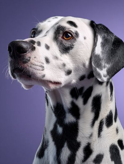 Dalmatian Portrait Photography Poster. poster