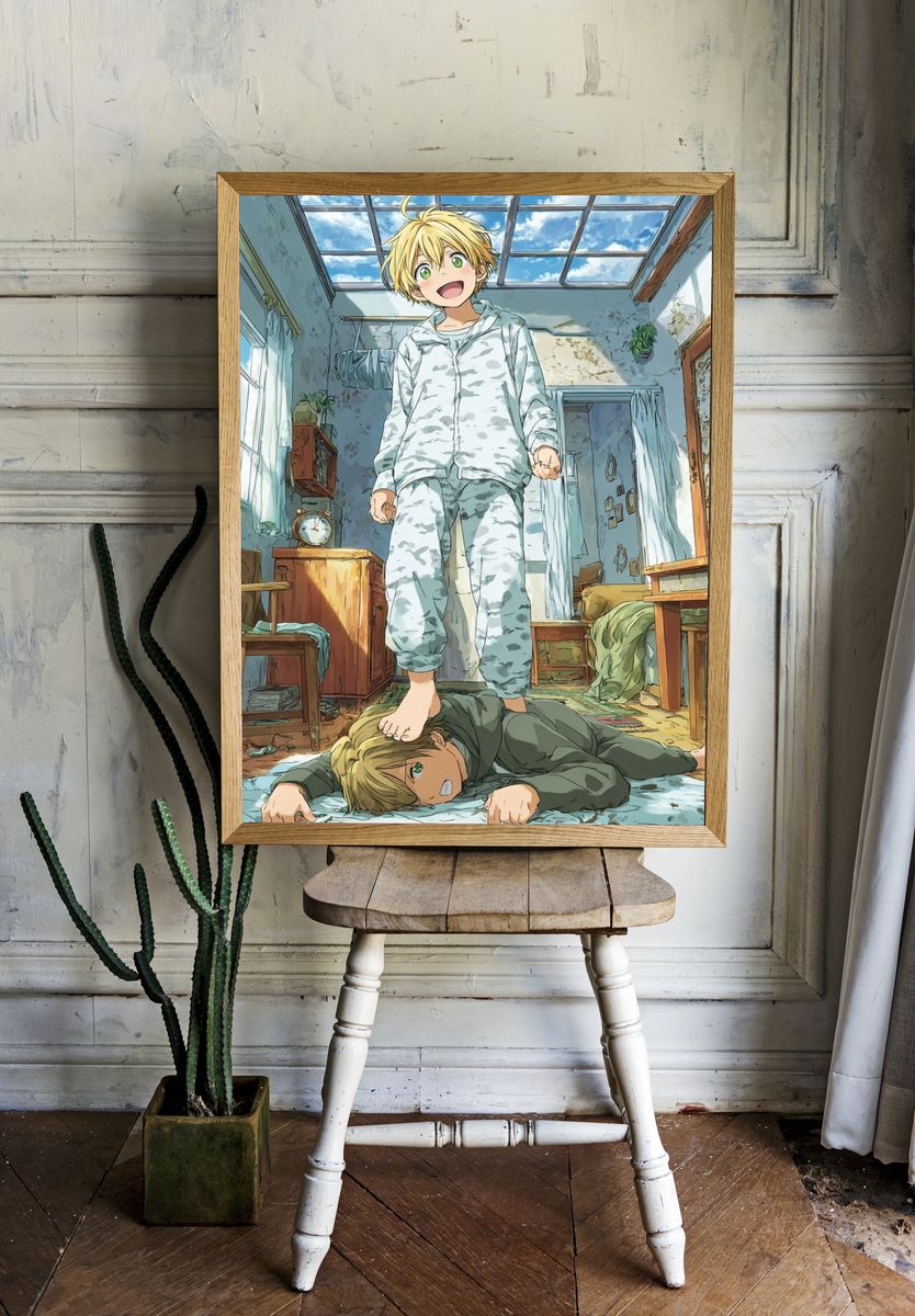 Anime Bedroom Scene Print. — room view 1