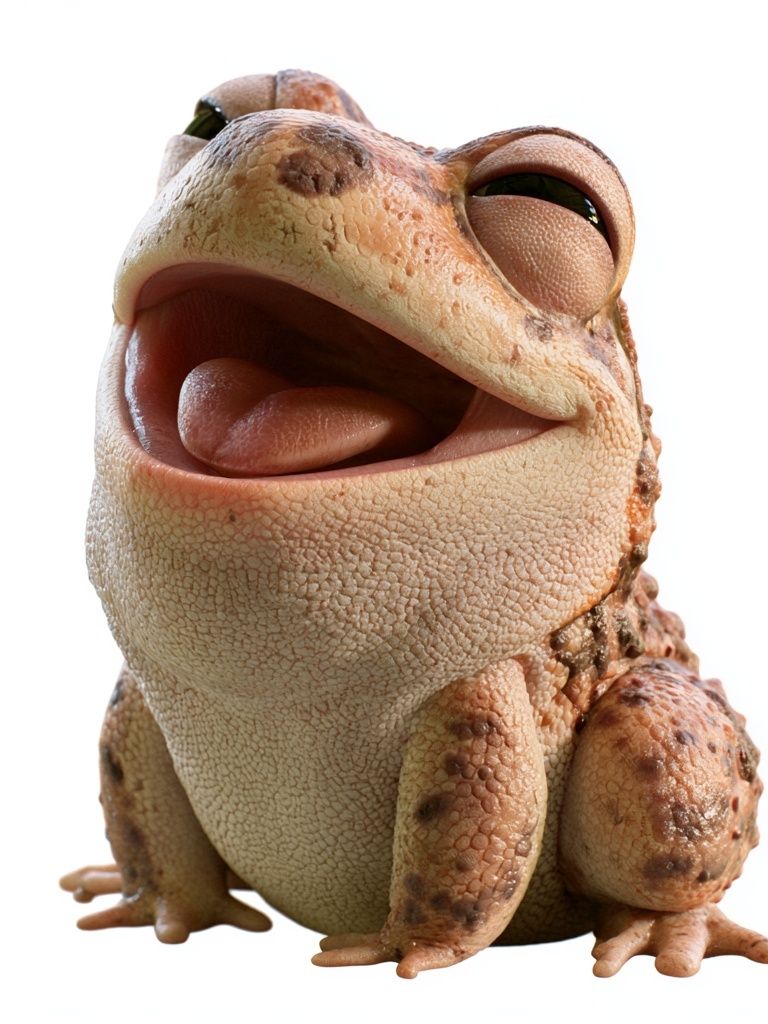 Smiling Toad Photography Poster. poster — animals art