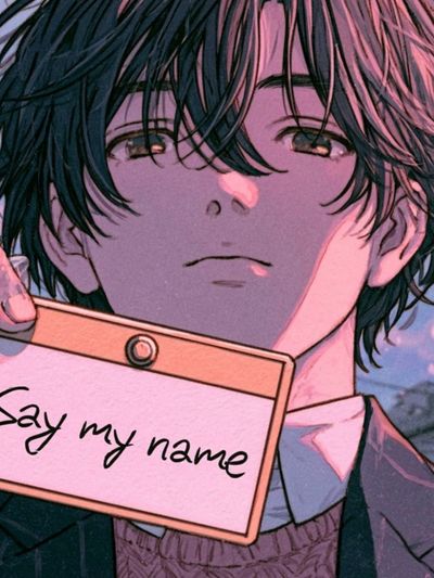 Say My Name Anime Poster. poster print