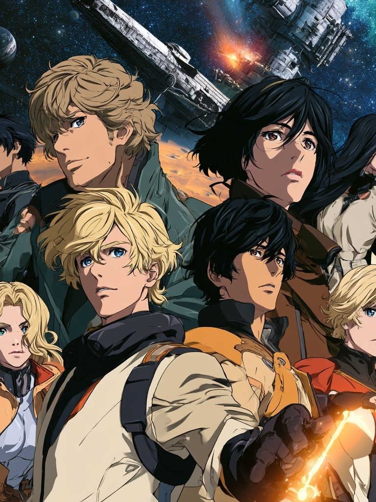Space Opera Ensemble Anime Poster. poster detail