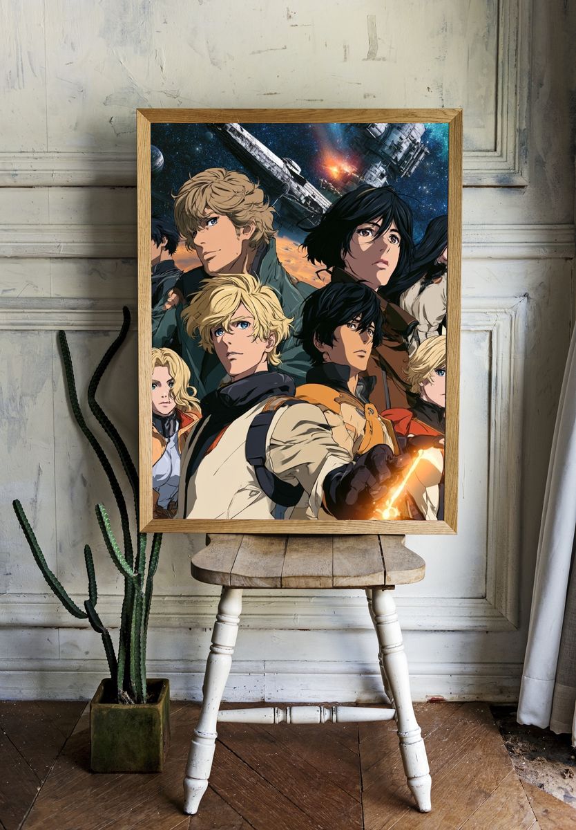 Space Opera Ensemble Anime Poster. — room view 1