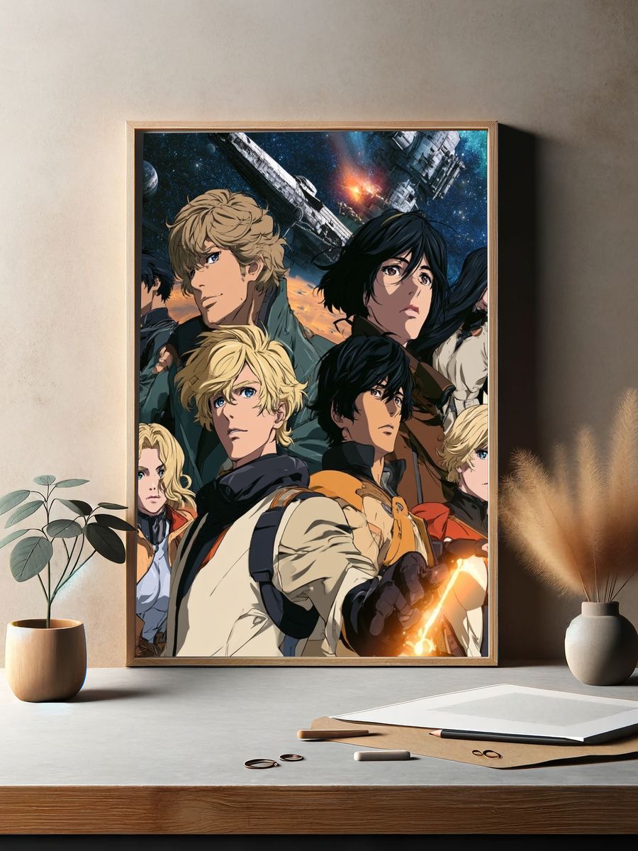 Space Opera Ensemble Anime Poster. — room view 2