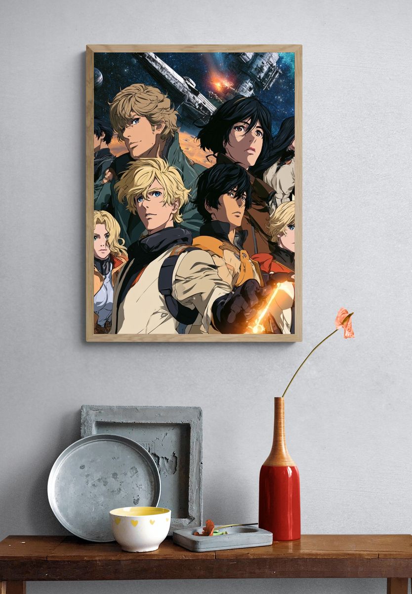 Space Opera Ensemble Anime Poster. — room view 3