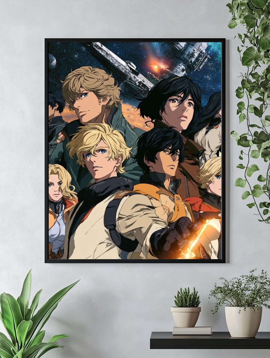 Space Opera Ensemble Anime Poster. — room view 4