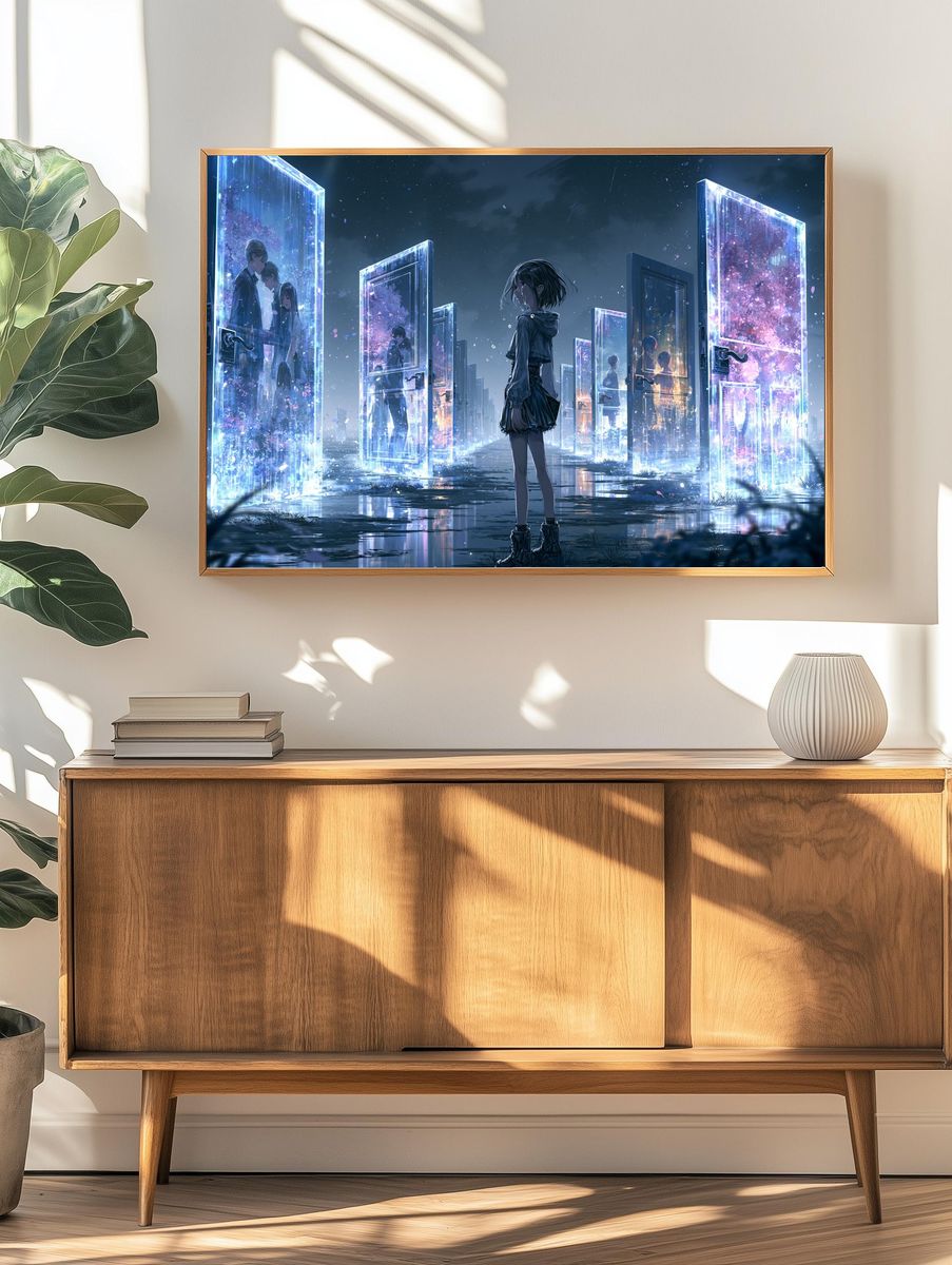 Dreamscape Doors Anime Print. — room view 3