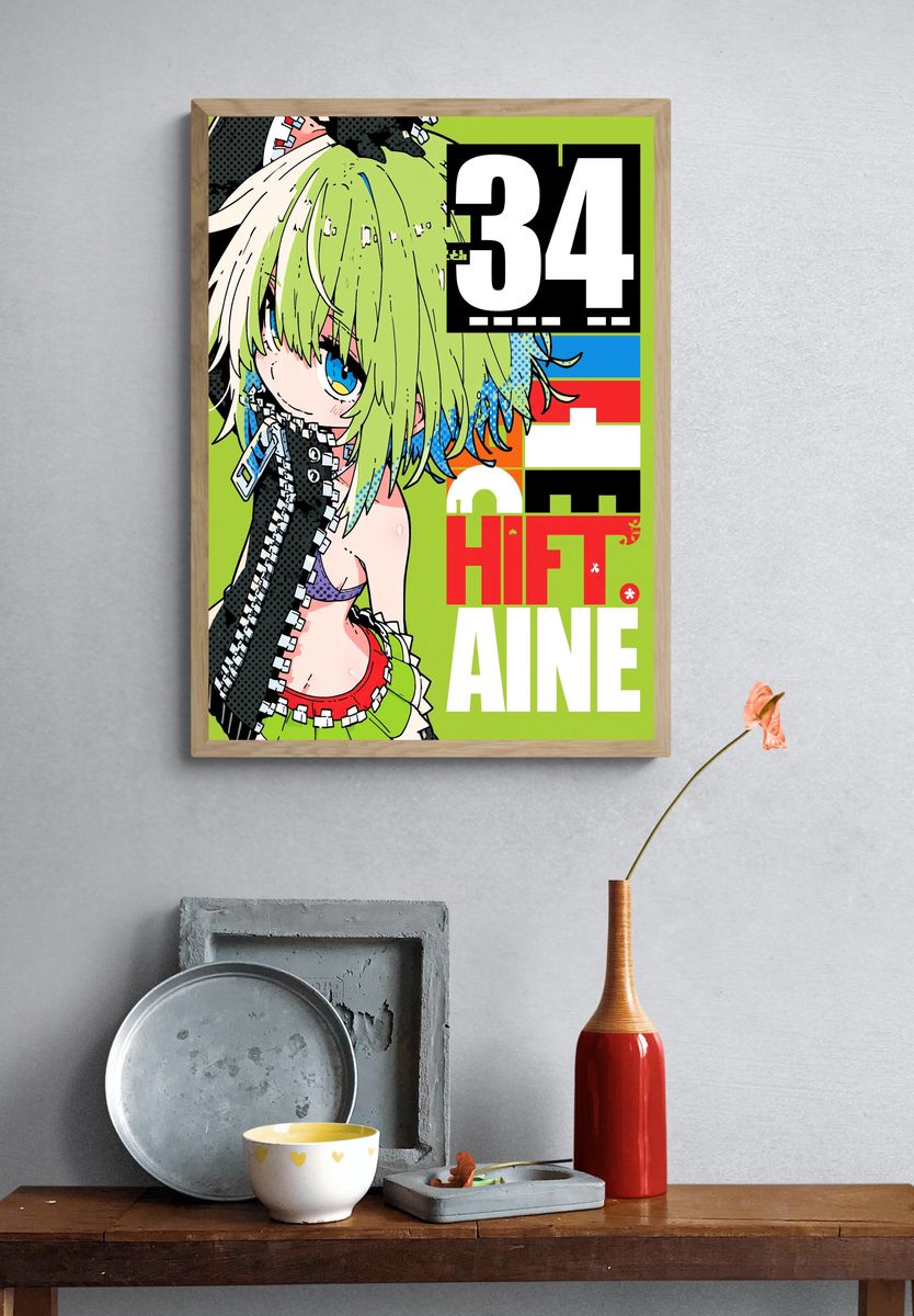 Hifumi Anime Poster. — room view 3