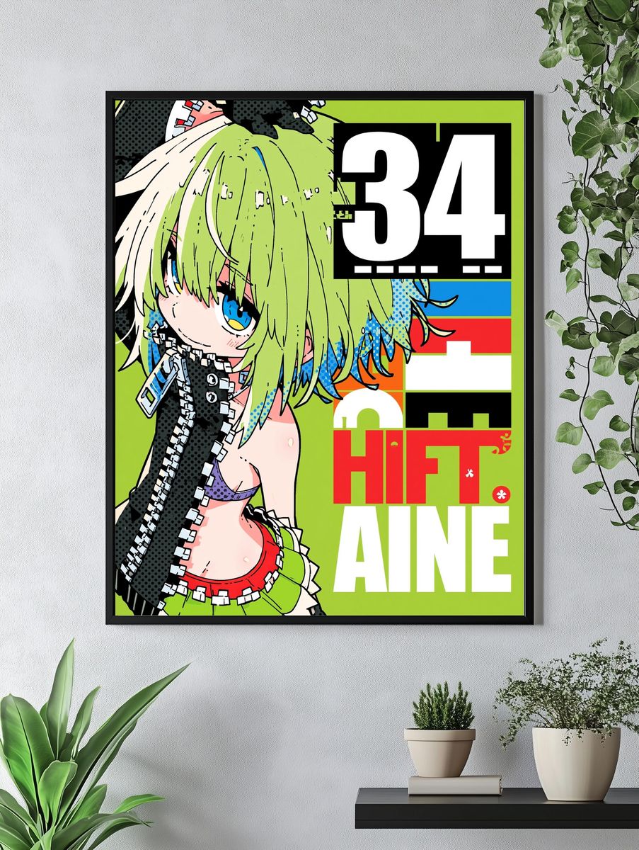 Hifumi Anime Poster. — room view 4
