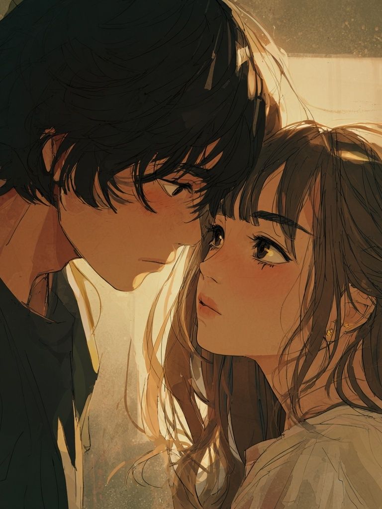 Tender Anime Romance Poster. poster detail