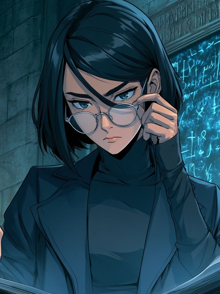 Mystic Scholar Anime Poster. poster detail