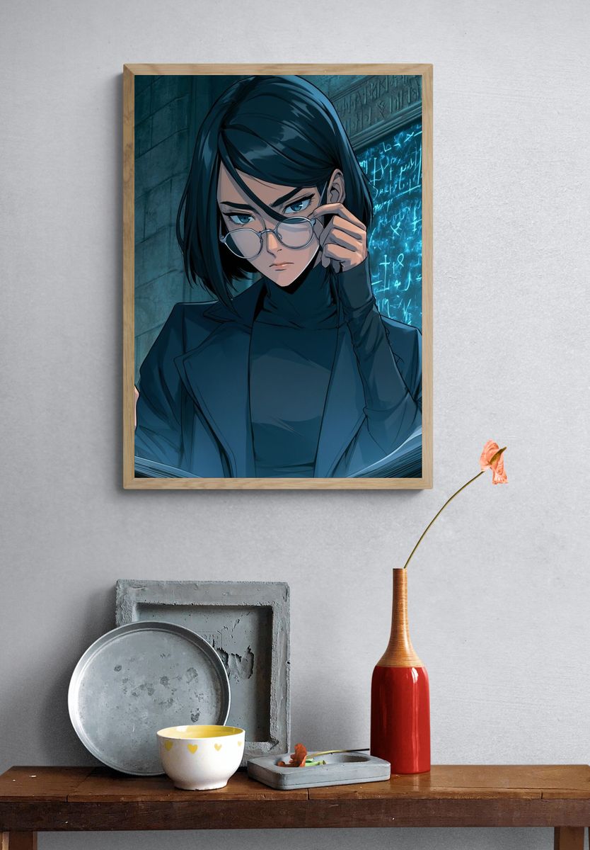 Mystic Scholar Anime Poster. — room view 3