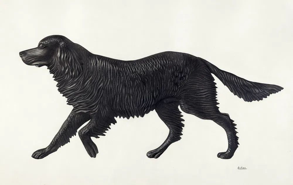 Weather Vane Pattern (ca. 1939). poster — animals art