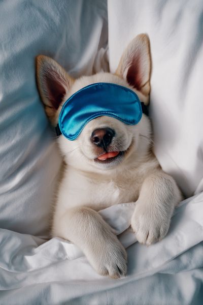 Sleeping Puppy Photography Poster. poster