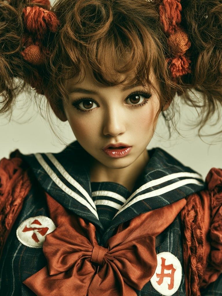 Anime Doll Portrait Poster. poster detail
