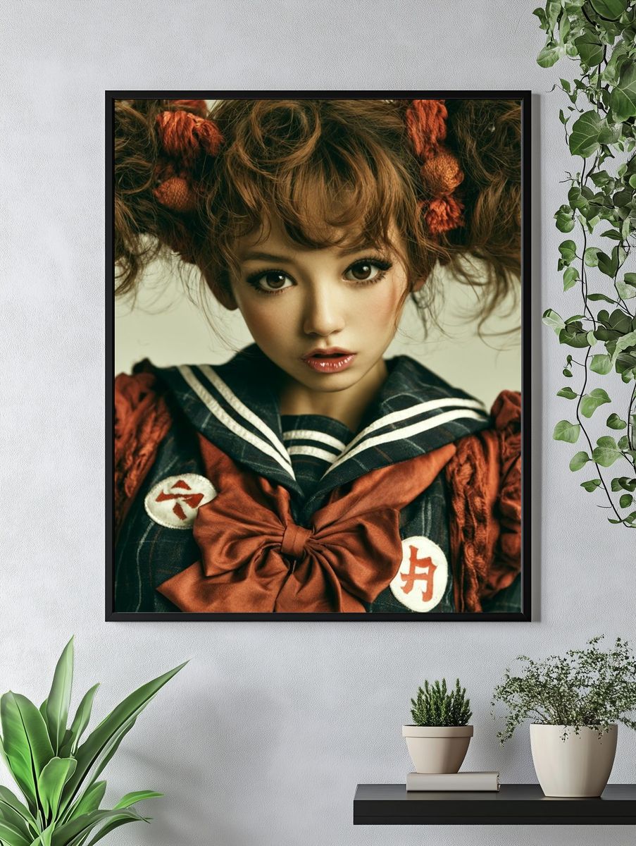 Anime Doll Portrait Poster. — room view 4
