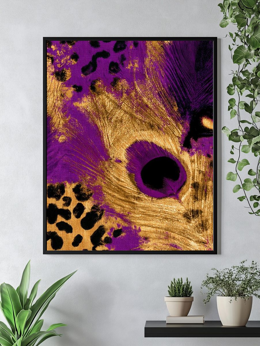 Leopard Eye Pop-Art Print. — room view 4