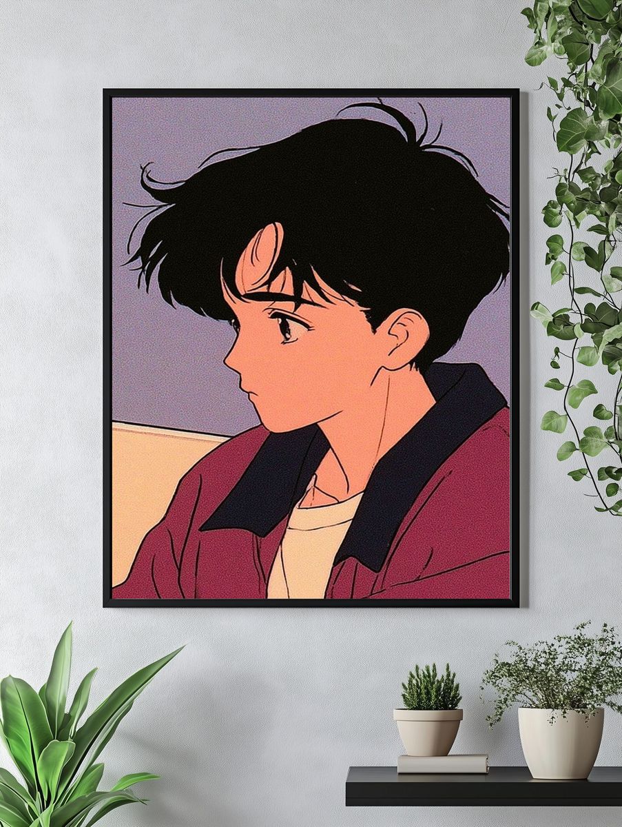 Anime Portrait Poster. — room view 4