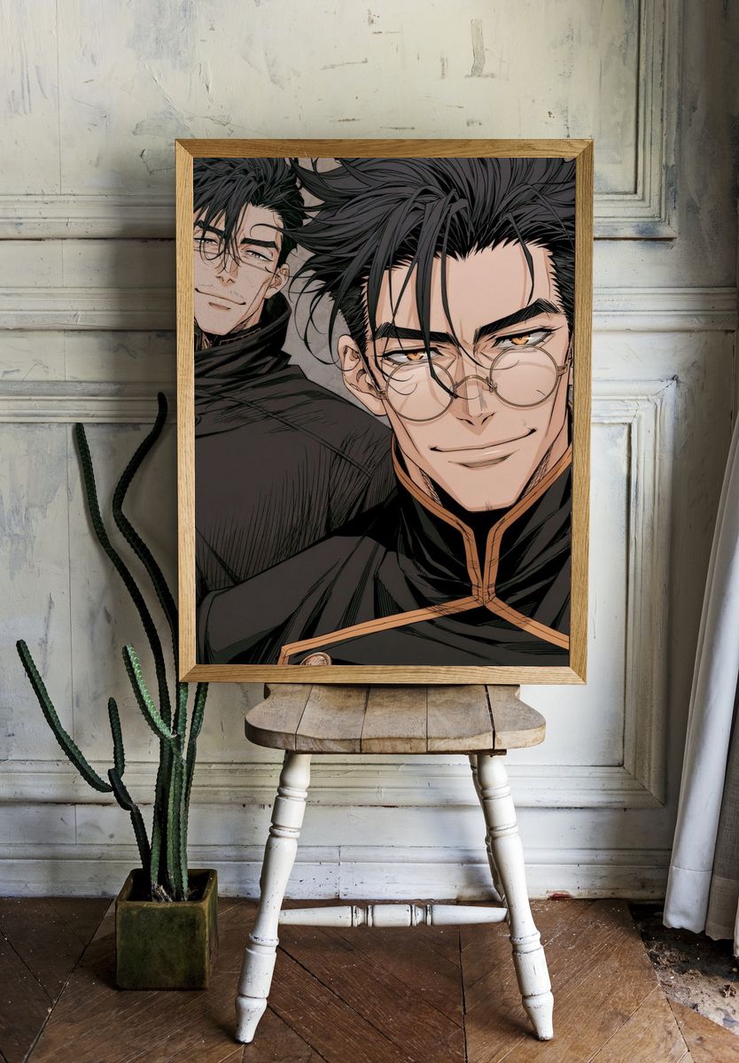 Anime Duo Portrait Poster. — room view 1