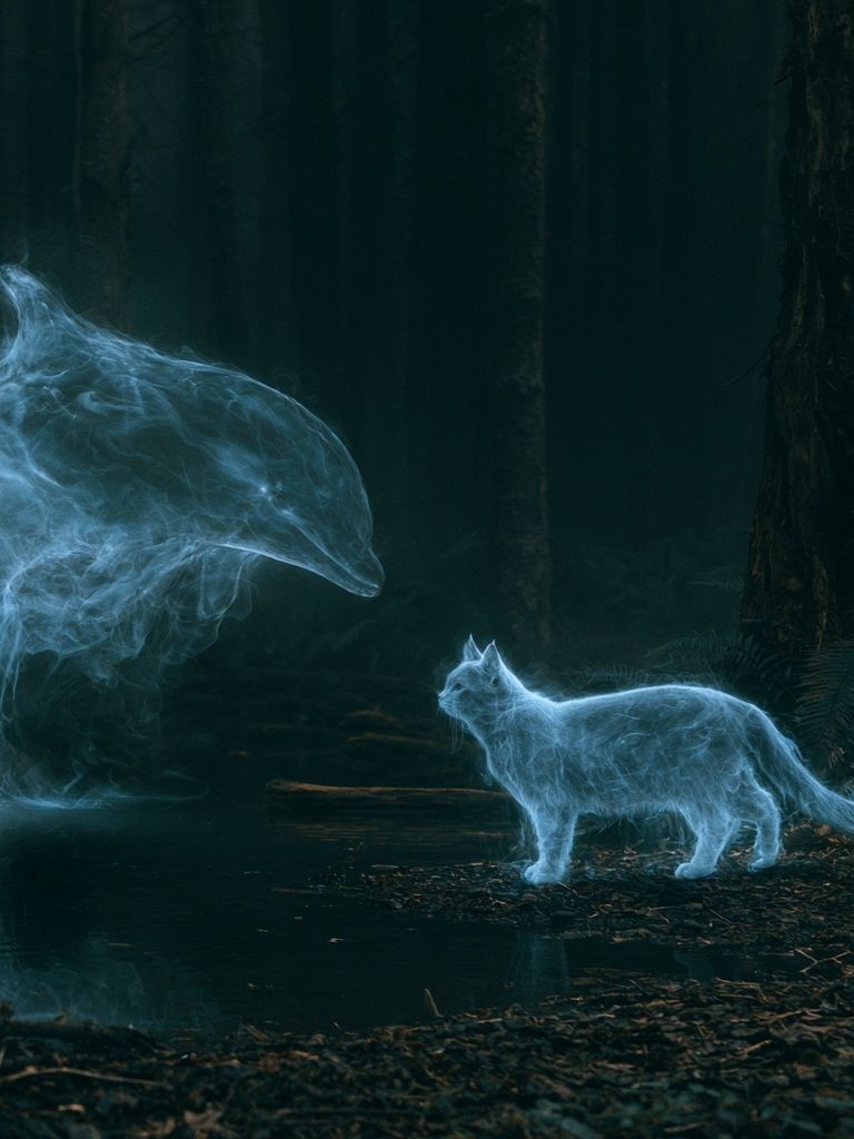 Spirit Cat Forest Poster. poster — animals art