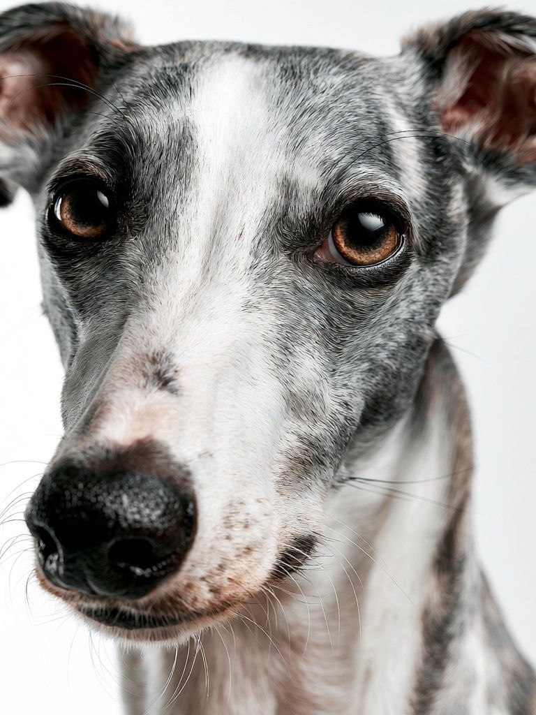 Greyhound Portrait Photography Poster. poster detail