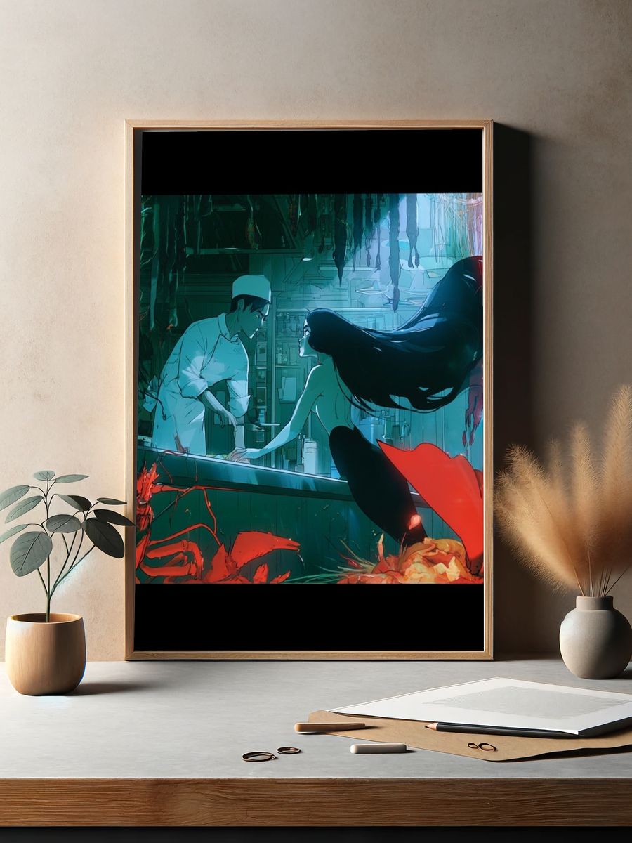 Anime Kitchen Encounter Poster. — room view 2