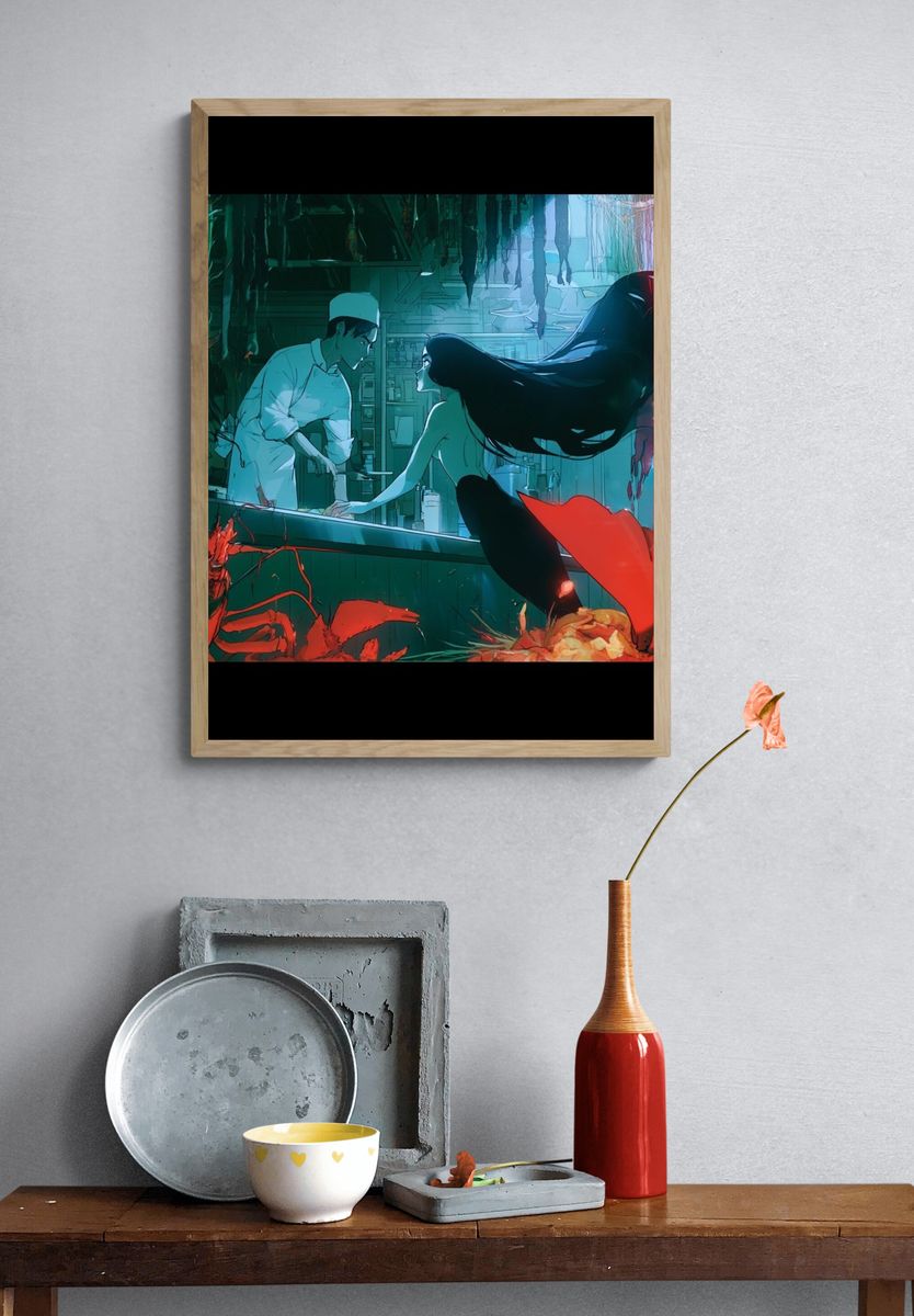Anime Kitchen Encounter Poster. — room view 3