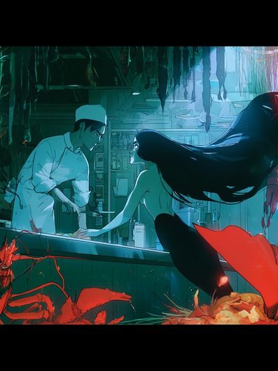 Anime Kitchen Encounter Poster.