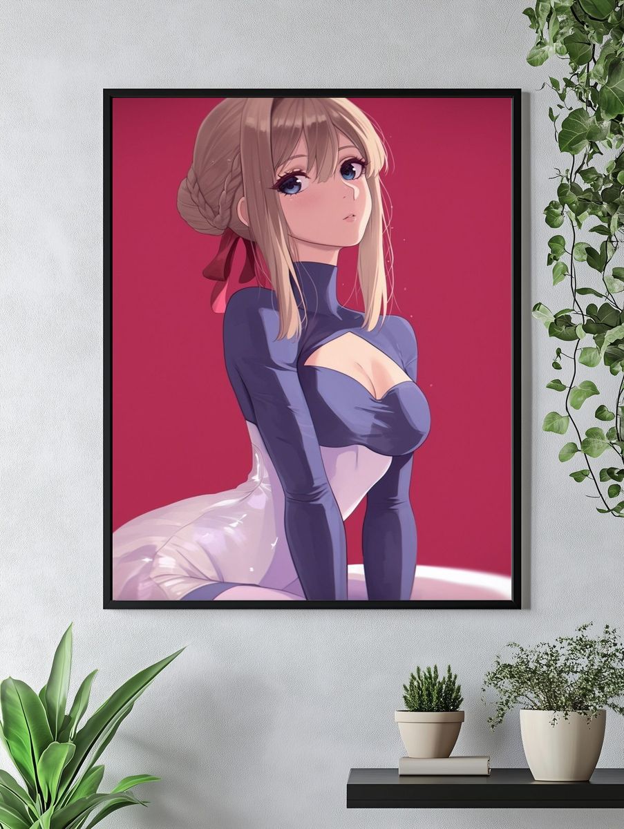 Anime Portrait Poster. — room view 4