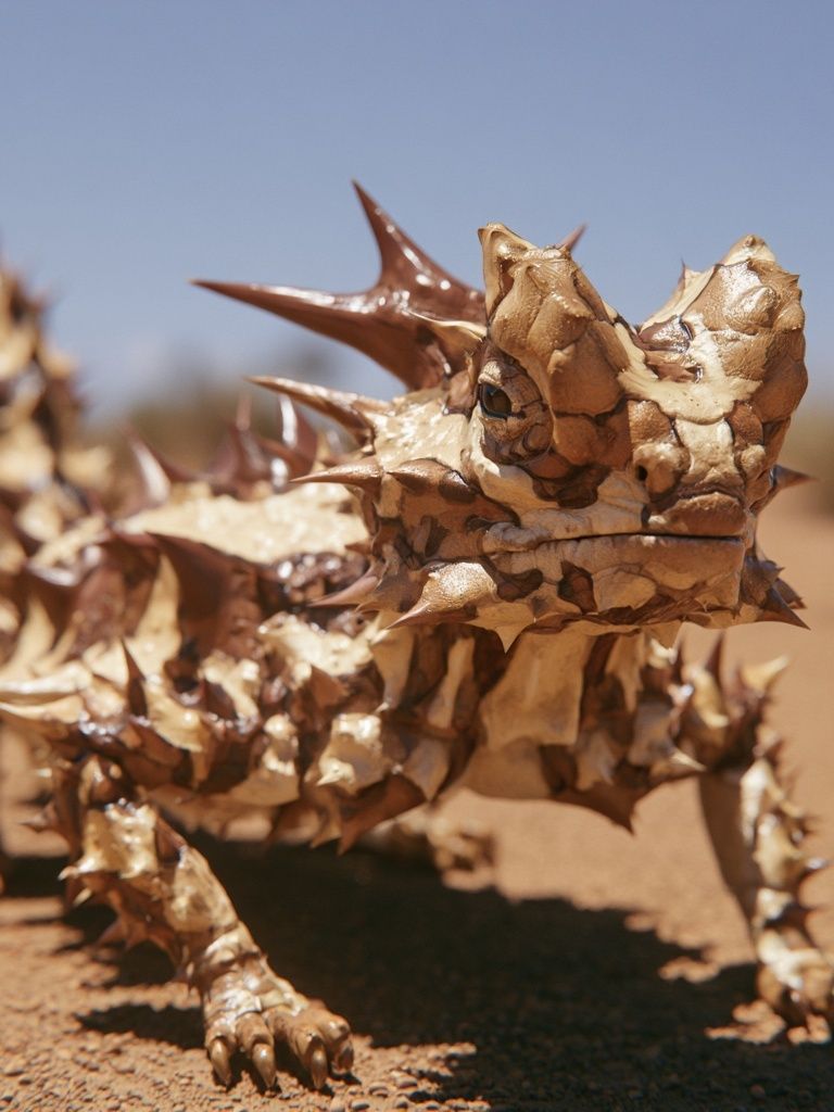 Thorny Devil Desert Wildlife Poster. poster — animals art