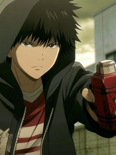 Anime Hooded Character Poster. poster detail