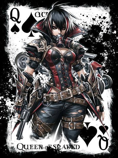 Queen of Spades Anime Poster. poster print