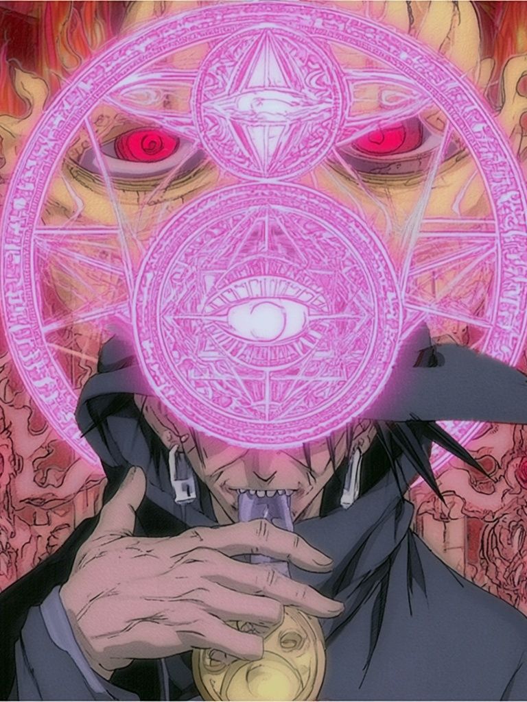 Anime Sorcerer Ritual Poster. poster — anime art